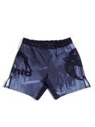 MANTO livings FIGHT SHORTS-grey